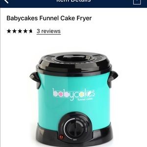 Mini funnel cake fryer